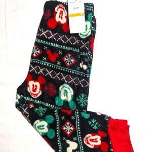 mickey mouse kid's holiday fleece pj pants 2T NWT